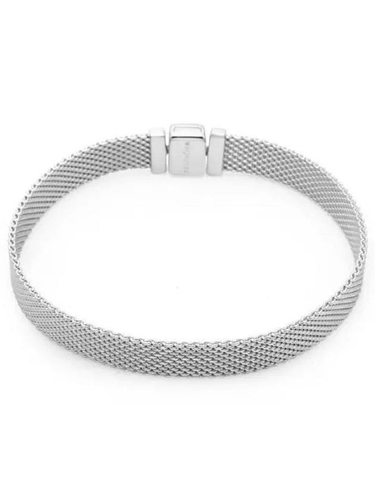 women reflection mesh bracelet sterling silver - PANDORA - BALAAN.