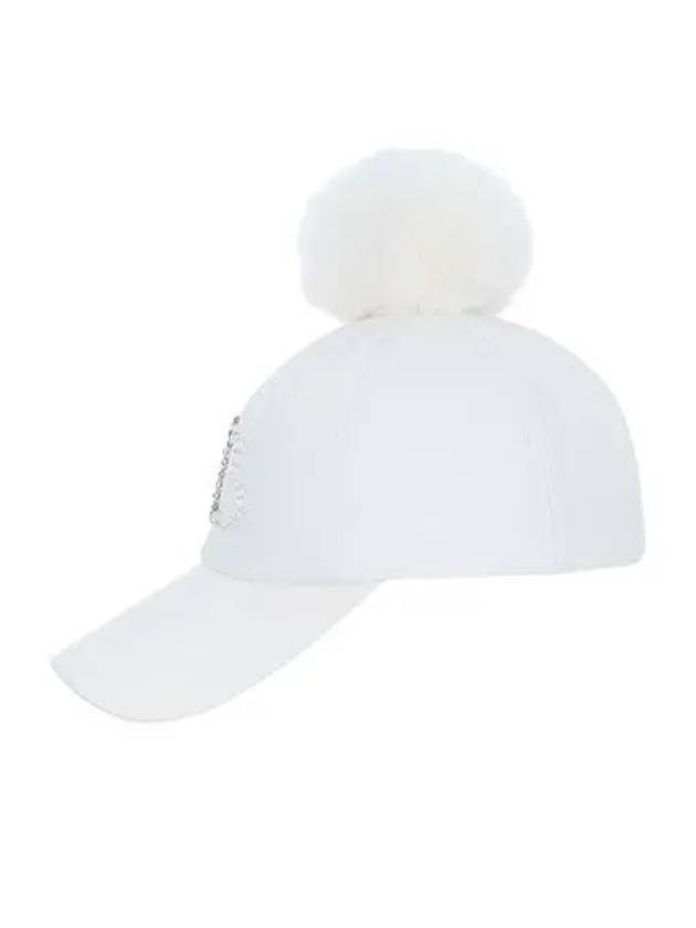 Women s Terrier Decorated Ball Cap 8404LXAC IVORY - BLACK&WHITE - BALAAN 2