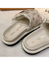 Women s Flat Mules Full Pillow Comfort Sandals Ivory - LOUIS VUITTON - BALAAN 5