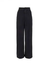 Top Stitched Wide Pants Black - MAISON MARGIELA - BALAAN 2