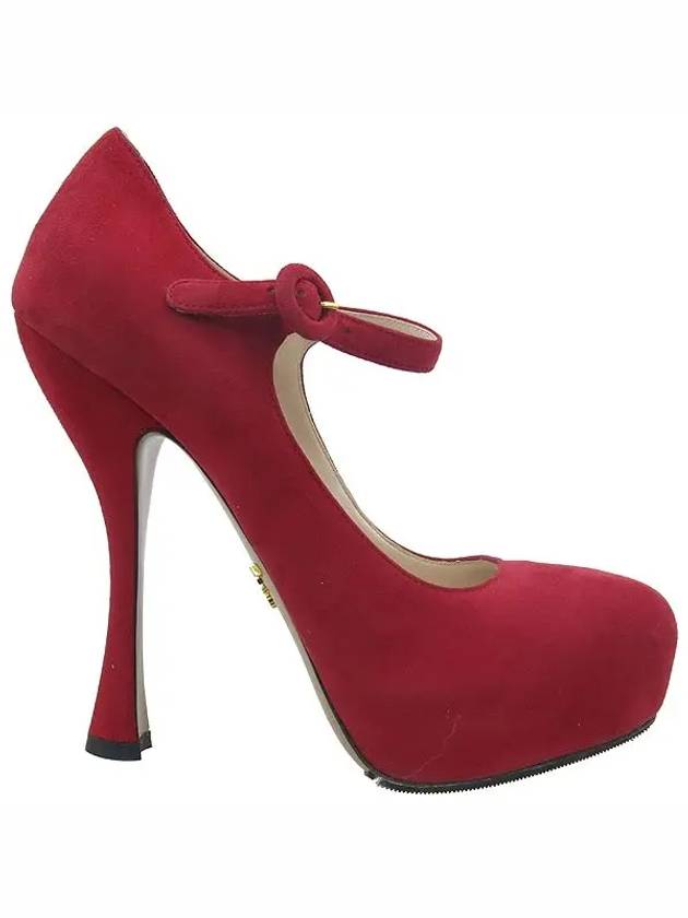 Smith Market red color shoes women s - PRADA - BALAAN 3