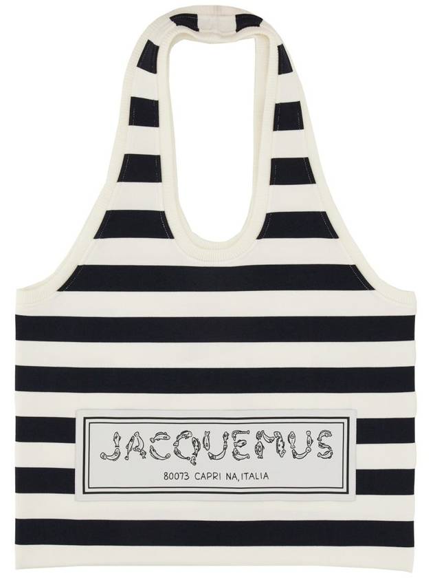 Le sac Marcel Tote Bag Navy - JACQUEMUS - BALAAN 2