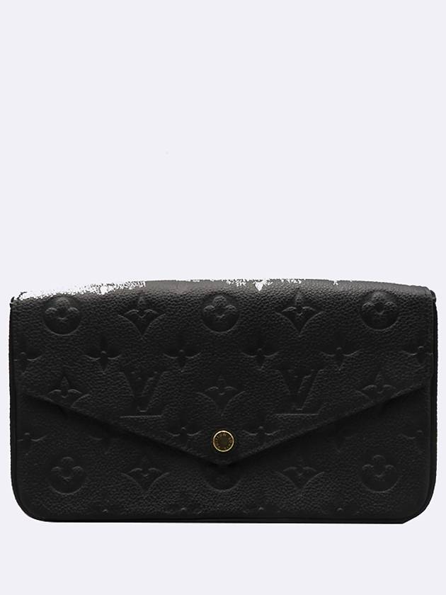 Louis Vuitton M64064 Monogram Empreinte Pochette Felicie Clutch and Crossbag Pouch - LOUIS VUITTON - BALAAN 2