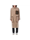 FF decorated cotton fabric trench coat 23AFF0741APNGF1M2L - FENDI - BALAAN 1