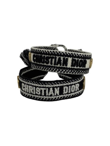 Christian logo embroidery bracelet set B2520WOMMT - DIOR - BALAAN 1