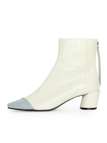 2COM Ankle Boots Ivory - COMMEGEE - BALAAN 1