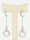 Love dangling earrings white gold pave diamond 74207 - CARTIER - BALAAN 4