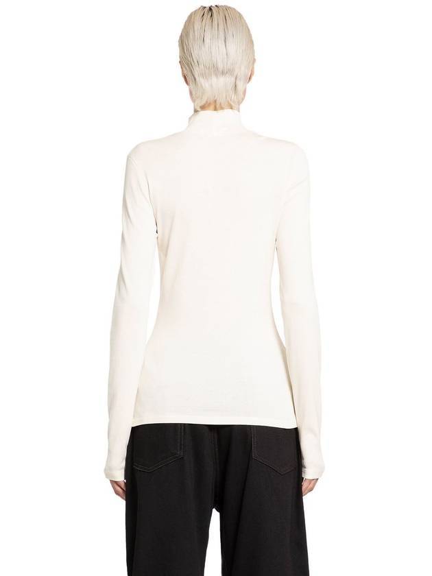 Rib Turtleneck Cream - LEMAIRE - BALAAN 3