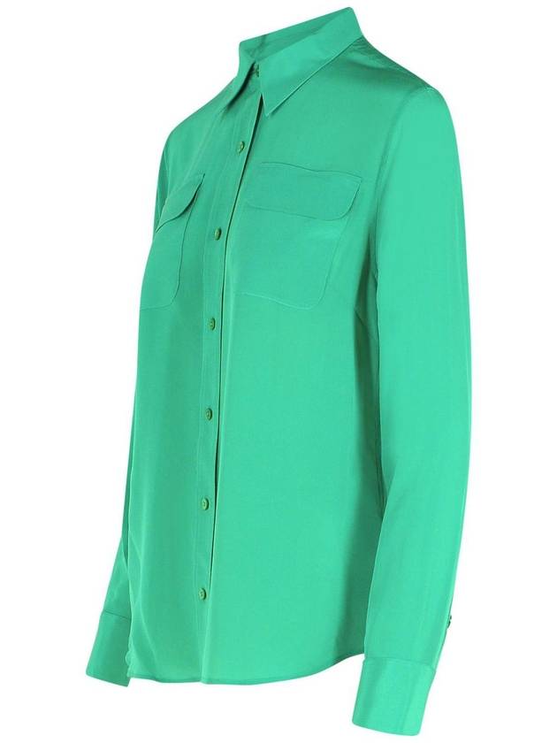 Equipment Green Silk Shirt - EQUIPMENT - BALAAN 2