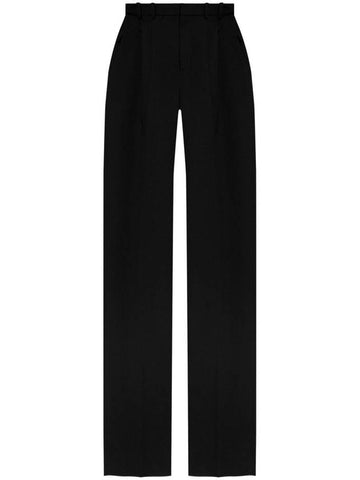 Saint Laurent  Trousers Black - SAINT LAURENT - BALAAN 1