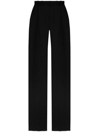 Saint Laurent  Trousers Black - SAINT LAURENT - BALAAN 1