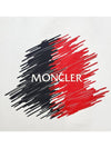 Kids Logo Motif Print Short Sleeve T Shirt 12Y 14Y Optical White 8C00022 89AFV 002 - MONCLER - BALAAN 5