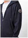 8G00033 899FL 778 CON CAPPUCCIO Navy Men's Hooded Zip-Up - MONCLER - BALAAN 3