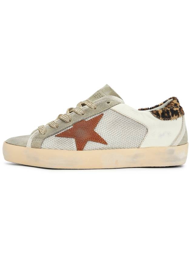 Superstar Leopard Tab Low Top Sneakers Beige - GOLDEN GOOSE - BALAAN 5