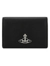 ORB Logo Half Wallet Black - VIVIENNE WESTWOOD - BALAAN 2