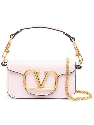 V logo micro cross bag pink 3W2P0Z28 ZXL 16Q - VALENTINO - BALAAN 1