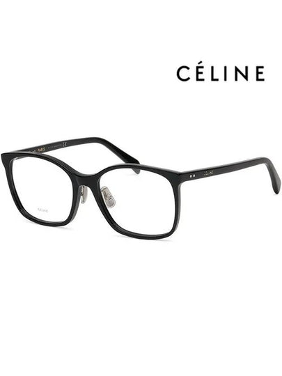 Eyewear Logo Square Eyeglasses Black - CELINE - BALAAN 2