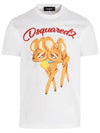 Men's Bambi Print Short Sleeve T-Shirt White - DSQUARED2 - BALAAN 1