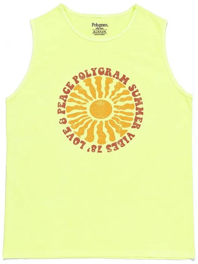 LOVE N PEACE PIGMENT DYED SLEEVELESS LIME - POLYGRAM - BALAAN 4