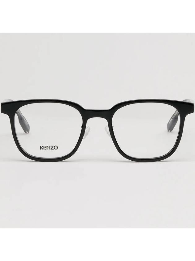 Glasses frame KZ50106F 001 square horn rim Asian fit - KENZO - BALAAN 3