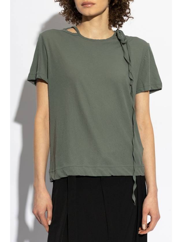 Yohji Yamamoto Cotton Top, Women's, Green - YOHJI YAMAMOTO - BALAAN 3