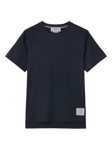 Size 3 TB Men s Side Slit Relaxed Short Sleeve T Shirt Navy - THOM BROWNE - BALAAN 1