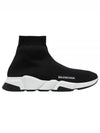 Speed Trainer  High Top Sneakers Black White - BALENCIAGA - BALAAN 2