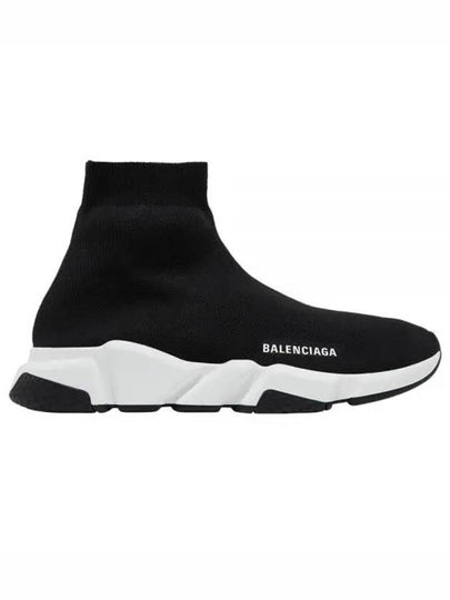 Speed Trainer  High Top Sneakers Black White - BALENCIAGA - BALAAN 2