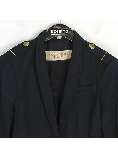 Smith Market Used Luxury Navy Jacket Women s Clothing - BURBERRY - BALAAN 2