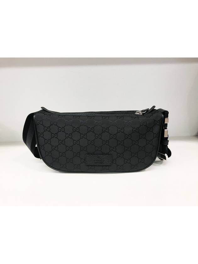 GG Fabric Waist Bag Black - GUCCI - BALAAN 4