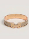 Clic H Bracelet Gold Marron Glace - HERMES - BALAAN 3