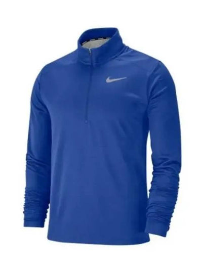 Pacer Dry Fit Half Zip Long Sleeve T-shirt Blue - NIKE - BALAAN 2