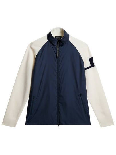 Cascade Hybrid Zip-Up Jacket Navy - J.LINDEBERG - BALAAN 2