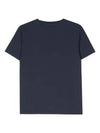 Fox Head Patch Regular Short Sleeve T-Shirt Navy - MAISON KITSUNE - BALAAN 3