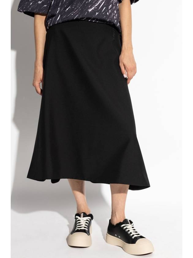 Marni Skirt With Decorative Stitching, Women's, Black - MARNI - BALAAN 3