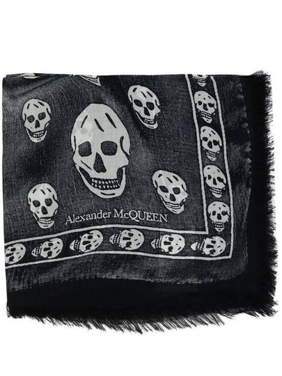 Muffler Scarf 7924394418Q1077 Black - ALEXANDER MCQUEEN - BALAAN 2