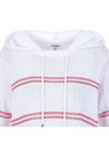 Striped hooded knit tee MK3MP335RED - P_LABEL - BALAAN 4