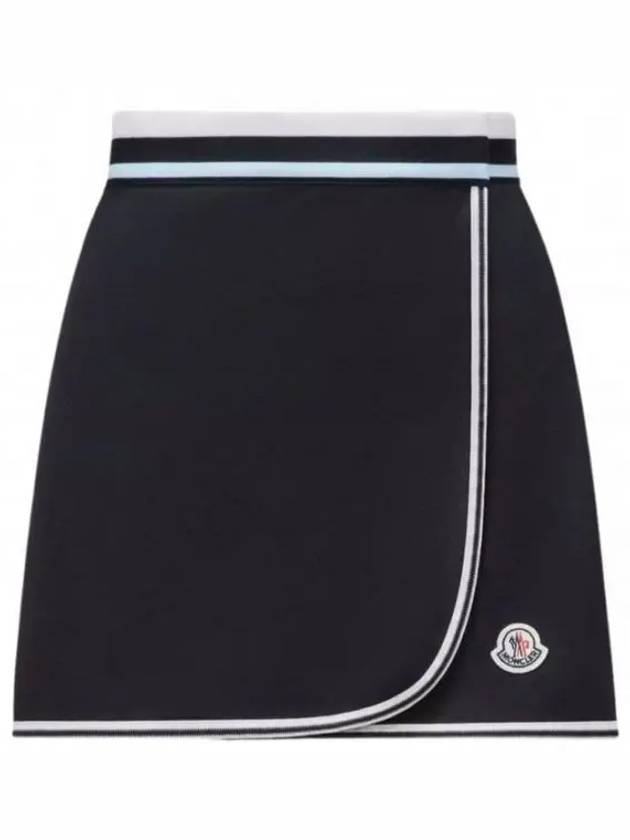 8H00002 84720 778 GONNA Mini Rab Wrap Skirt - MONCLER - BALAAN 1