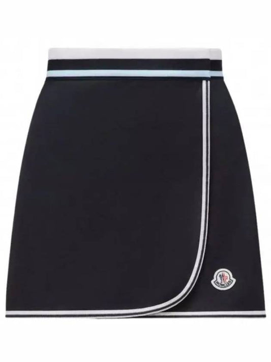 8H00002 84720 778 GONNA Mini Wrap Skirt - MONCLER - BALAAN 1