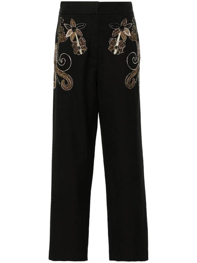 Forte_Forte "Frangipane Gardens" Embroidery Twill Pants Clothing - FORTE FORTE - BALAAN 1