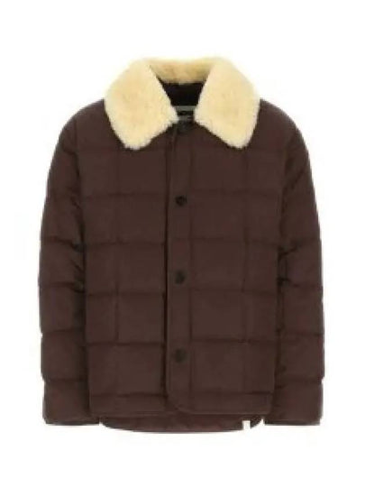 Men's Shearling Down Padded Brown - JIL SANDER - BALAAN 2