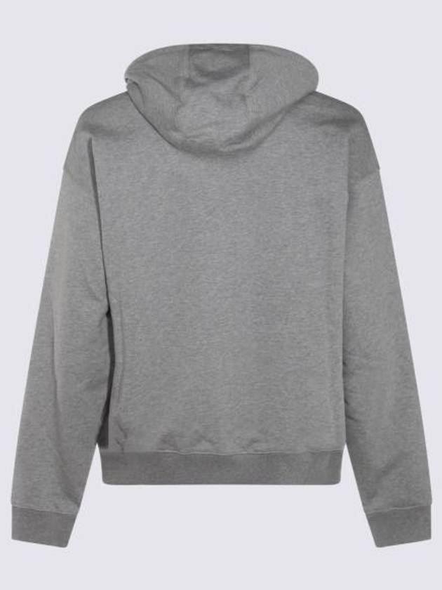 Barocco Ocean Hoodie Grey - VERSACE - BALAAN 3