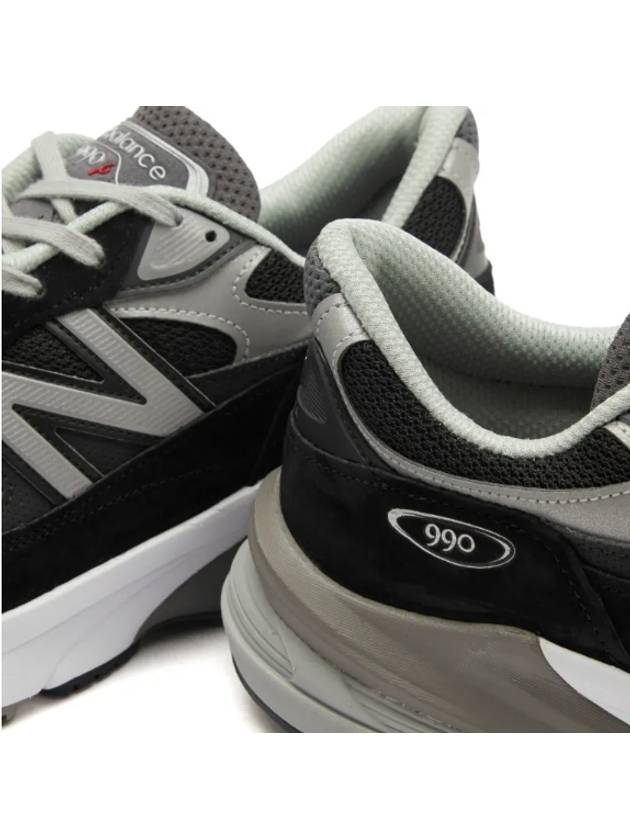 Men's 990 V6 Low Top Sneakers Black - NEW BALANCE - BALAAN 5