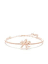 Hyperbola Bow Crystal Bangle Bracelet Rose Gold - SWAROVSKI - BALAAN 1