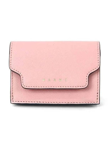 Saffiano Trunk Half Wallet PFMOW02U07 LV520 Z345G - MARNI - BALAAN 1