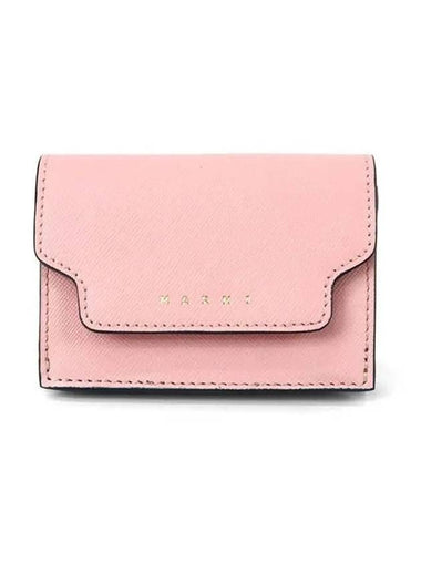 Saffiano Trunk Half Wallet PFMOW02U07 LV520 Z345G - MARNI - BALAAN 1