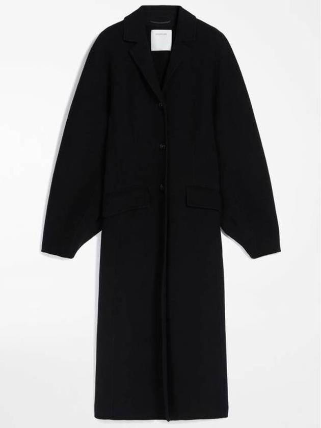 Evelyn Wool Single Coat Black - MAX MARA - BALAAN 2