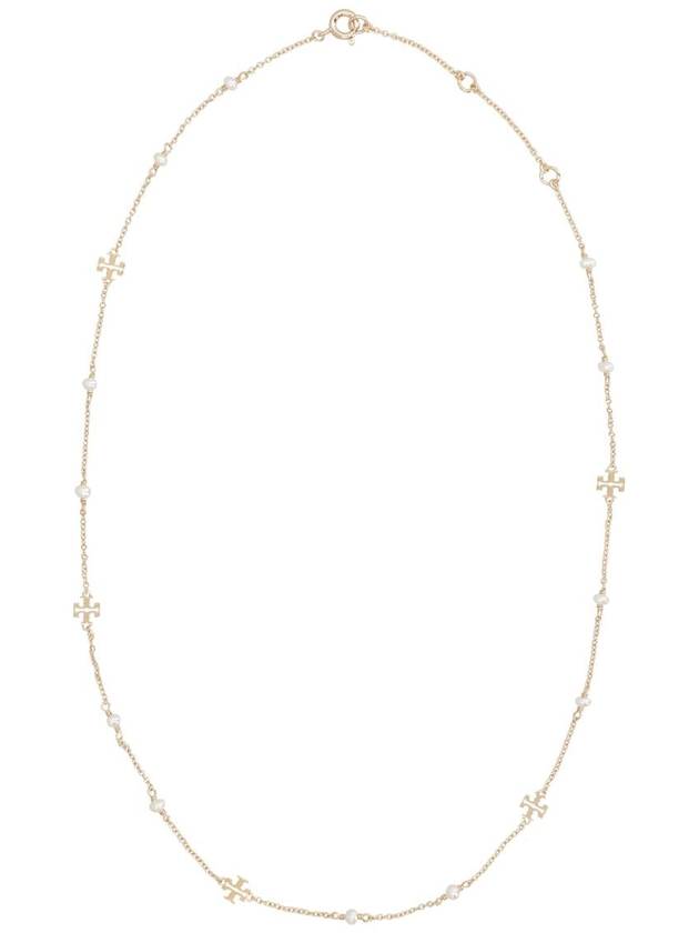 Kira Pearl Necklace Gold - TORY BURCH - BALAAN 3