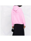 Women's Pink B Logo Hoodie 675003TLV97 E244 - BALENCIAGA - BALAAN 2