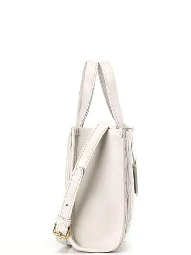 Matelasse Nappa Leather Tote Bag White - MIU MIU - BALAAN 3